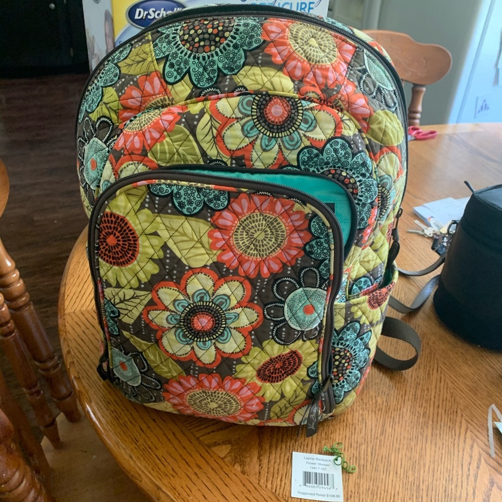 Vera Bradley Book bag with padded laptop section
